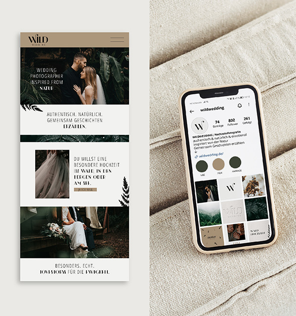 mellou Branding design Hochzeitsfotograf Logo gestalten